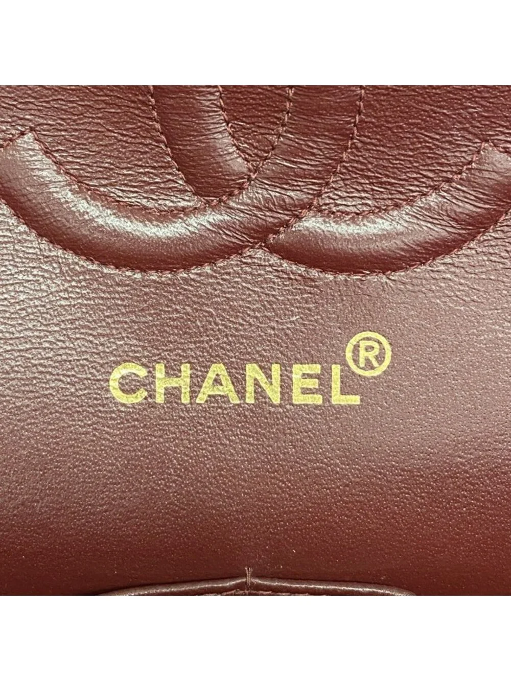 Chanel Shoulder Bag Quilted Lambskin Black Gold